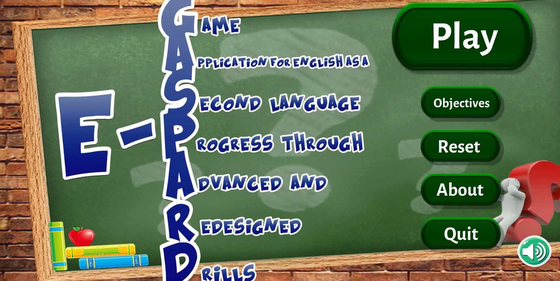 E-Game Application for English as a Second Language Process through Advanced and Redesigned Drills